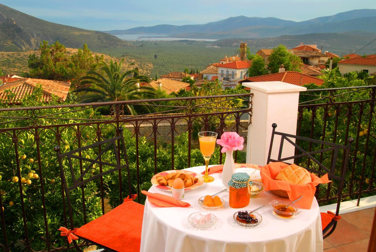 Xenonas Chrisso Hotel Delphi ภายนอก รูปภาพ